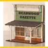 RslaserKits 2136 - LG’s Billiards / Deadwood Gazette Facade - HO Scale Kit -Model Trains Shop 2136 66892.1673906792