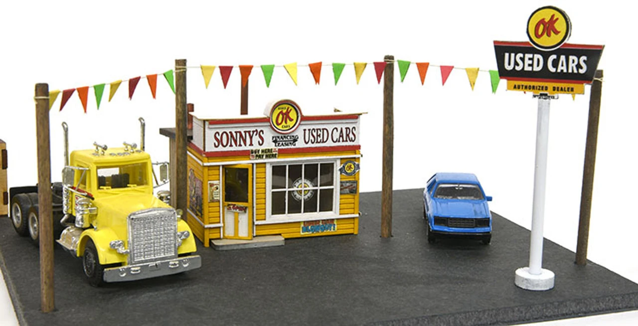 Banta Modelworks 2122 - Sonny's Used Cars - HO Scale Kit 3 Banta Modelworks 2122 - Sonny's Used Cars - HO Scale Kit