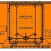 Accurail 81411 - 40' Insulated Steel Boxcar (Orange W/ Panther Logo) American Colloid Company (LOVX) 9108 - HO Scale Kit