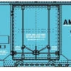 Accurail 81412 - 40' Insulated Steel Boxcar (Blue W/ Volcano Logo) American Colloid Company (COLX) 729 - HO Scale Kit -Model Trains Shop 81412 16046.1648496244