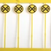 Tichy Train Group 8176 - Modern Crossing Signs 20 Pcs - HO Scale -Model Trains Shop 8176 77967.1645224185