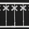 Tichy Train Group 8178 - Crossing Sign Crossbucks 20 Pcs - HO Scale
