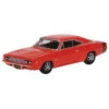 Oxford Diecast - Dodge Charger 1968 Bright Red 1:87 -Model Trains Shop 87dc68001 25418.1645223673