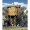 Walthers Cornerstone 933-2813 - Wood Water Tank Ylw Ochre - HO Scale -Model Trains Shop 933 2813 78679.1645224453