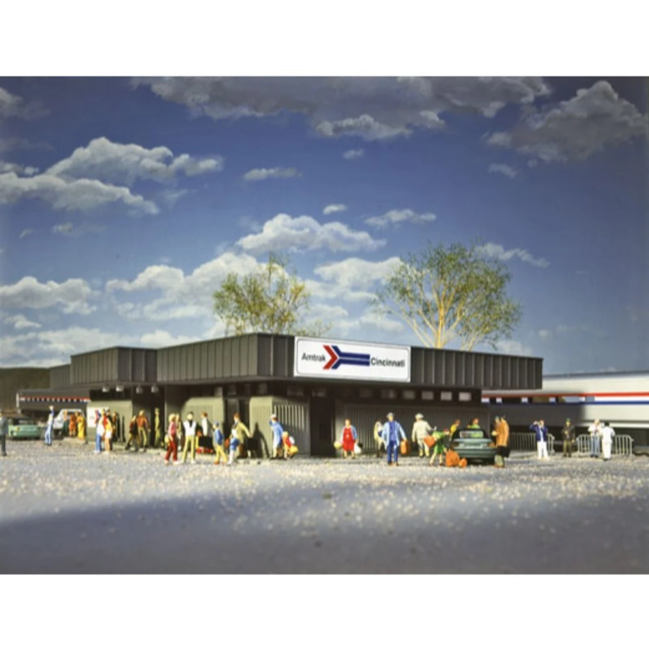 Walthers Cornerstone 933-3038 - AMTK Station Kit - HO Scale 3 Walthers Cornerstone 933-3038 - AMTK Station Kit - HO Scale