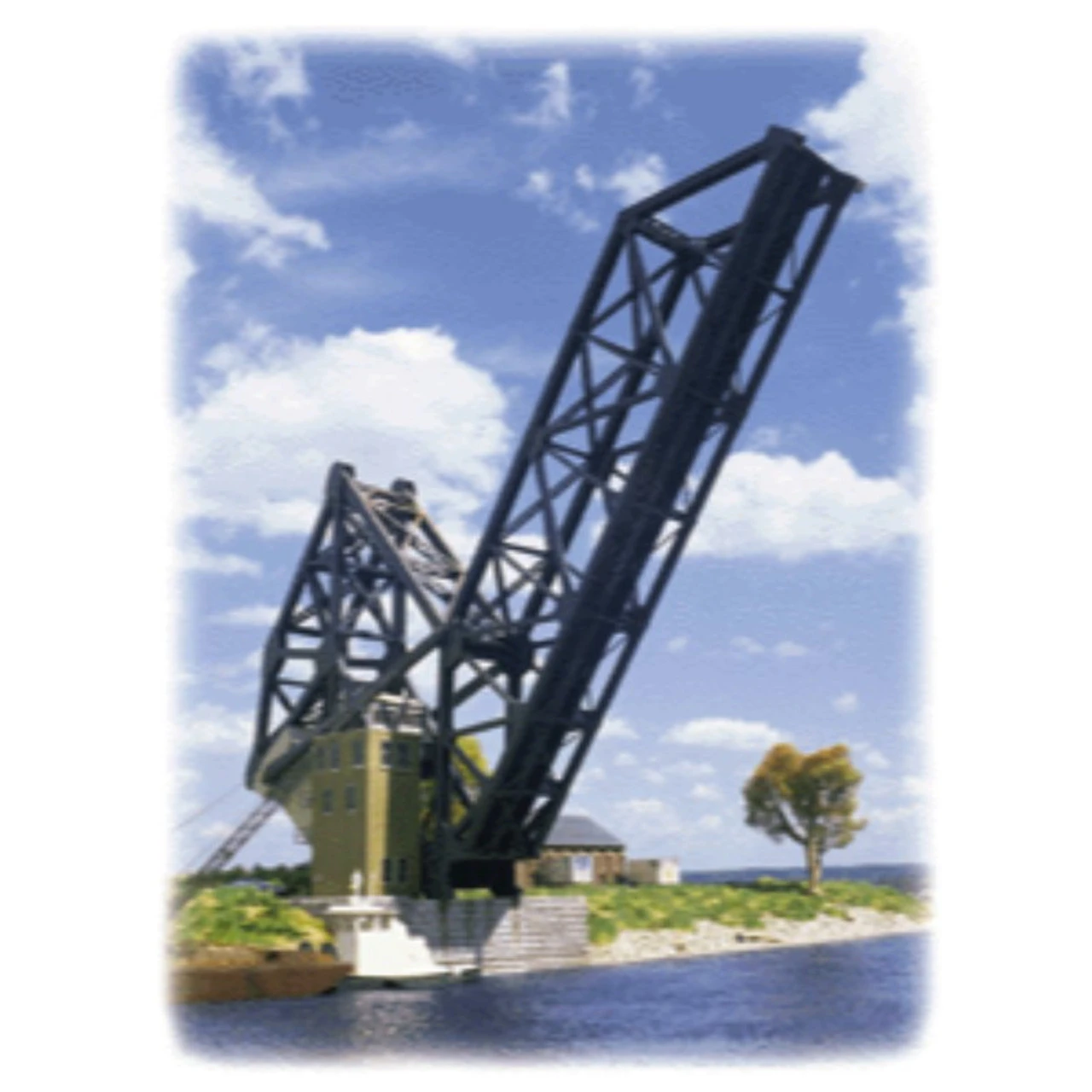 Walthers Cornerstone 933-3070 - Bascule Bridge Sngl-Track - HO Scale 3 Walthers Cornerstone 933-3070 - Bascule Bridge Sngl-Track - HO Scale