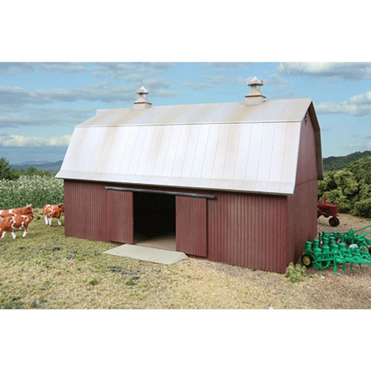 Walthers Cornerstone 933-3330 - Rural Meadowhead Barn Kit - HO Scale 3 Walthers Cornerstone 933-3330 - Rural Meadowhead Barn Kit - HO Scale