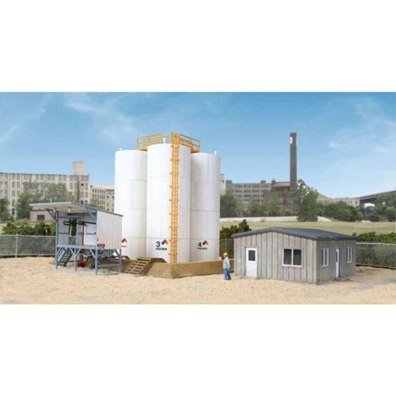 Walthers Cornerstone 933-4038 - Truck Oil Loading Station - HO Scale 3 Walthers Cornerstone 933-4038 - Truck Oil Loading Station - HO Scale