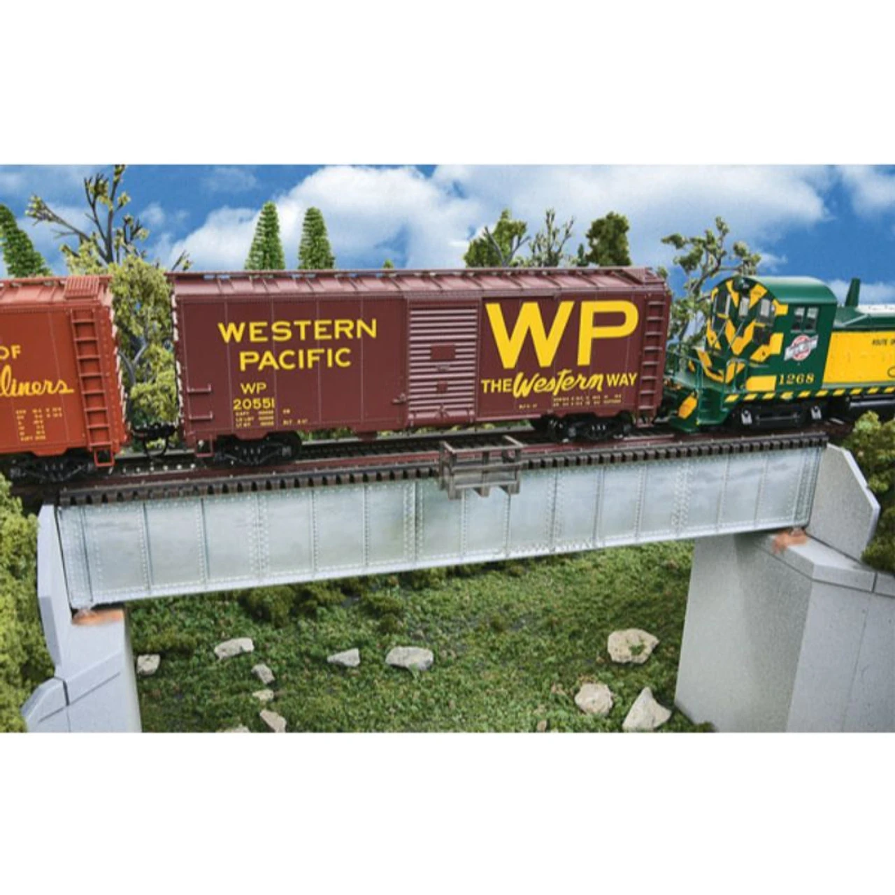 Walthers Cornerstone 933-4507 - Sngl-Trk Std Dck Brdg 70' - HO Scale 3 Walthers Cornerstone 933-4507 - Sngl-Trk Std Dck Brdg 70' - HO Scale