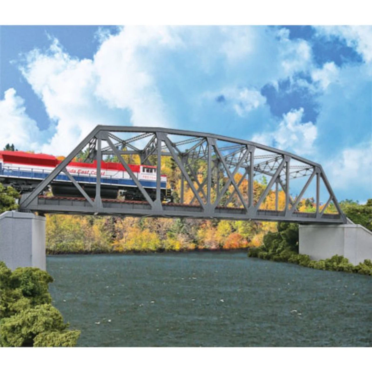 Walthers Cornerstone 933-4522 - Dbl-Trk Prat Arch Trs Bdg - HO Scale 3 Walthers Cornerstone 933-4522 - Dbl-Trk Prat Arch Trs Bdg - HO Scale