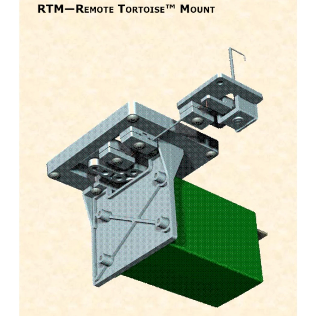 Circuitron 800-6100 - Remote Tortoise Mount 3 Circuitron 800-6100 - Remote Tortoise Mount