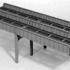 Micro Engineering 75-523 - Thru Girder Bridge, 10-0ft Two Span, Double Track - HO Scale -Model Trains Shop ME75523 67336.1645223455