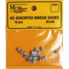 Micro Engineering 80-035 - Assorted Bridge Shoes (wm) (16) - HO Scale -Model Trains Shop ME80035 62750.1646777860