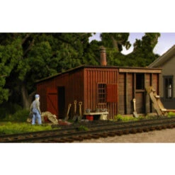 Monroe Models 2212 - Pump House And Coal Shed - HO Scale Kit