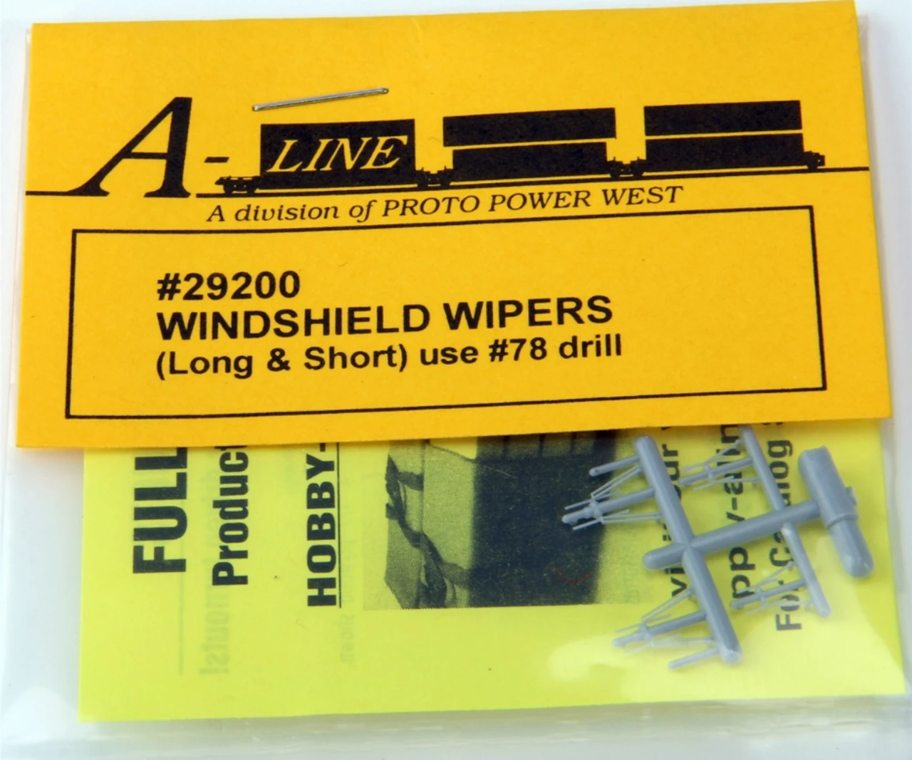 A-Line 29200 - Windshield Wiper (Long And Short) - HO Scale 3 A-Line 29200 - Windshield Wiper (Long And Short) - HO Scale