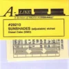 A-Line 29210 - Diesel Cab Sunshades - HO Scale -Model Trains Shop PPW29210 83927.1645223816