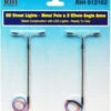 Rock Island Hobby 012102 - HO Scale Street Lights W Vertical Pole And 2 Elbow Arms - HO Scale -Model Trains Shop RIH012102 02901.1645223870