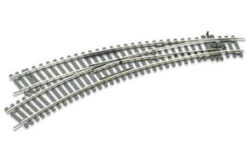 PECO ST-245 - Setrack Code 100 Left Hand Curved Turnout - HO Scale