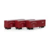 Athearn 67756 - 40' Modern Box Car Gulf Mobile And Ohio (GM&O) (3 Pack) - HO Scale -Model Trains Shop ath67756 96845.1654209224