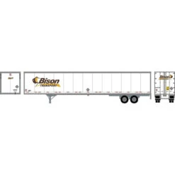 Athearn RTR 72809 - 53' Wabash Plate Trailer Bison Transport - HO Scale