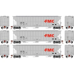 Athearn RTR 81582 - FMC 4700 Covered Hopper NAHX 900021, 900103, 900226 - HO Scale