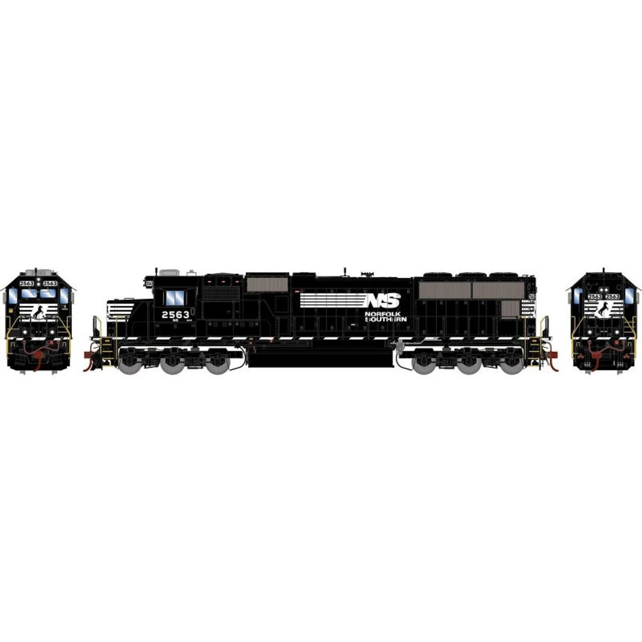 Athearn Genesis 75826 - EMD SD70 W/ Tsunami2 DCC & Sound Norfolk Southern (NS) 2563 - HO Scale 3 Athearn Genesis 75826 - EMD SD70 W/ Tsunami2 DCC & Sound Norfolk Southern (NS) 2563 - HO Scale