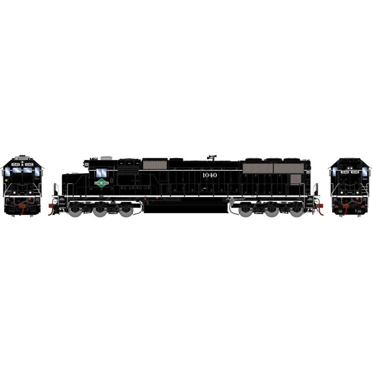 Athearn Genesis 75830 - EMD SD70 W/ Tsunami2 DCC & Sound Illinois Central (IC) 1040 - HO Scale 3 Athearn Genesis 75830 - EMD SD70 W/ Tsunami2 DCC & Sound Illinois Central (IC) 1040 - HO Scale