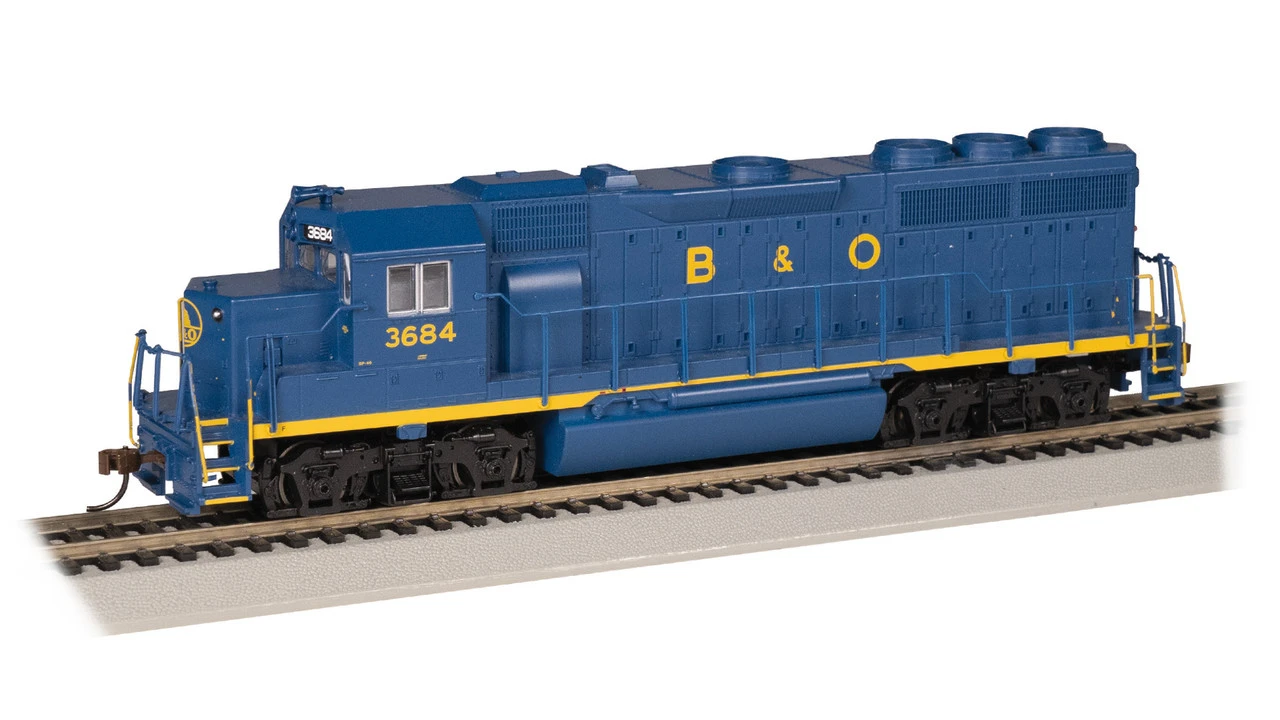 Bachmann 66308 - EMD GP40 W/ Econami™ DCC & Sound Baltimore & Ohio (B&O) 3684 - HO Scale 3 Bachmann 66308 - EMD GP40 W/ Econami™ DCC & Sound Baltimore & Ohio (B&O) 3684 - HO Scale
