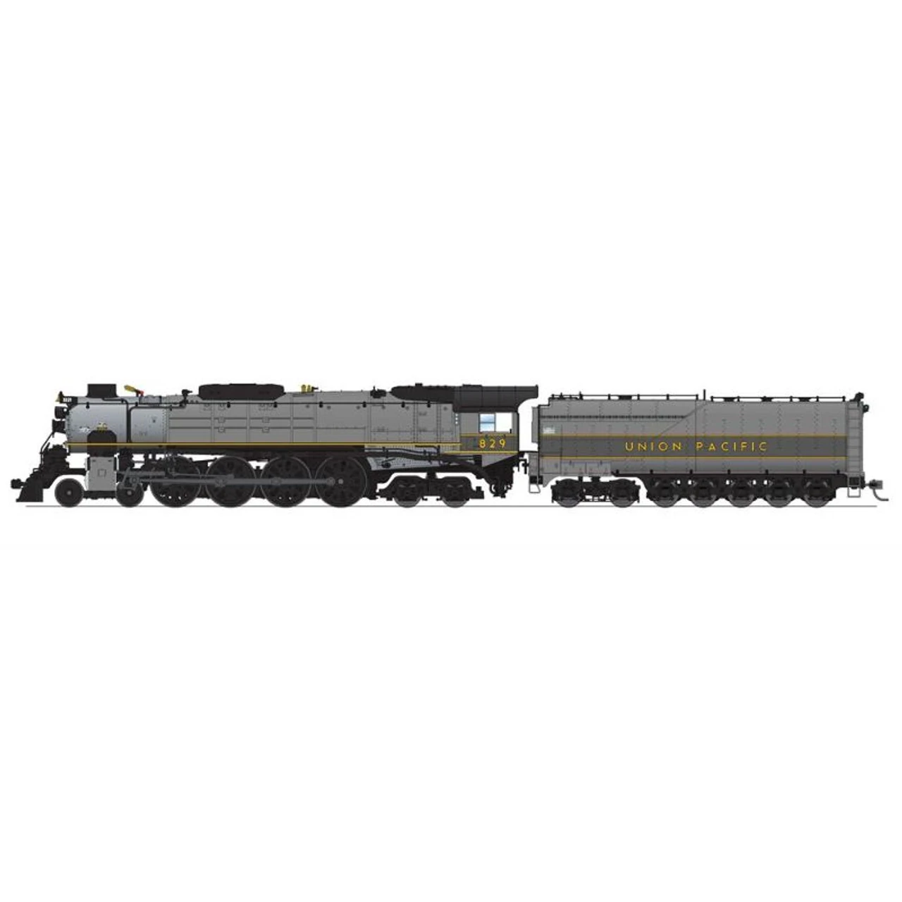 Broadway Limited 7366 - ALCO 4-8-4 FEF-3 W/ Paragon4 Sound/DC/DCC/Smoke Union Pacific (UP) 829 - HO Scale 3 Broadway Limited 7366 - ALCO 4-8-4 FEF-3 W/ Paragon4 Sound/DC/DCC/Smoke Union Pacific (UP) 829 - HO Scale