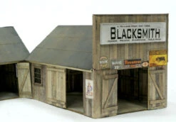 Banta Modelworks 2125 - Black Smith/ Carpentry Shop - HO Scale Kit