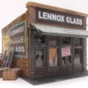 Downtown Deco 1083 - Lennox Glass - HO Scale Kit -Model Trains Shop dtd2028 31497.1682784048