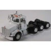 Herpa Models 410673 - Kenworth T800 4-Axle Day-Cab Tractor Only 2 Pack - Assembled -- White - HO Scale -Model Trains Shop her410673 50375.1658946640