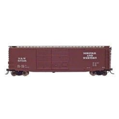 InterMountain 45602-20 - 50' PS-1 Double Door Boxcar Norfolk & Western (NW) 57107 - HO Scale