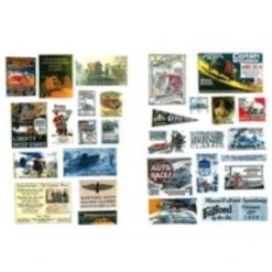 JL Innovative 549 - Vintage Racing & Speedway Signs 20's-40's II (33) - HO Scale