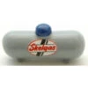 JL Innovative 758 - Custom Small Tank Propane Gray/Blue Top - HO Scale -Model Trains Shop jli758 85072.1671411249