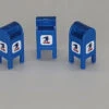 JL Innovative 803 - U.S. Mail Street Box 1992-1993 Blue Qty3 - HO Scale -Model Trains Shop jli803 95350.1685564265