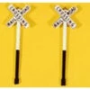 JL Innovative 846 - Railroad Crossbuck Signs, 2-Tone (2) - HO Scale -Model Trains Shop jli846 79609.1671411253