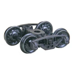 Kadee #1567 - HGC National Type B-1 50-Ton Self Centering Trucks Ribbed - HO Scale