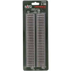 Kato 2-150 - 246mm (9 3/4") Straight Track [4 Pcs] - HO Scale
