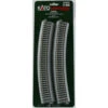Kato 2-240 - 730mm (28 3/4") Radius 22.5º Curve Track [4 Pcs] - HO Scale -Model Trains Shop kat2 240 50565.1671411412