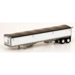 Lonestar Models 6001 - Wilson 43' Pacesetter Grain Trailer Black Tarp - HO Scale Kit