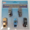 Rock Island Hobby 032101 - Autos With Front And Rear Lights - HO Scale -Model Trains Shop rih032101 89009.1673381688