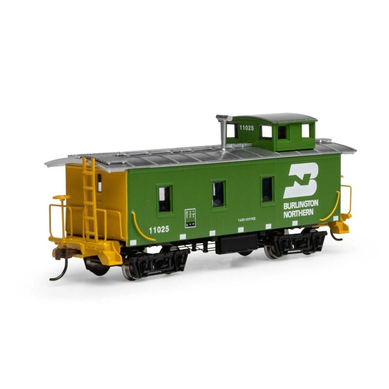 Athearn Roundhouse 11713 - 3 Window Caboose Burlington Northern (BN) 11025 - HO Scale 3 Athearn Roundhouse 11713 - 3 Window Caboose Burlington Northern (BN) 11025 - HO Scale