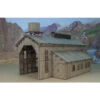 RslaserKits 2004 - Single Stall Engine House Without Doors - HO Scale Kit -Model Trains Shop rsl2004 50216.1673902676