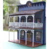RslaserKits 2122 - 1880s Gem Hotel - Zelda's B&B Facade - HO Scale Kit -Model Trains Shop rsl2122 03070.1673902767