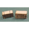 RslaserKits 2524 - Lumber Stacks - 12 Foot Long - HO Scale Kit -Model Trains Shop rsl2524 90605.1673902823