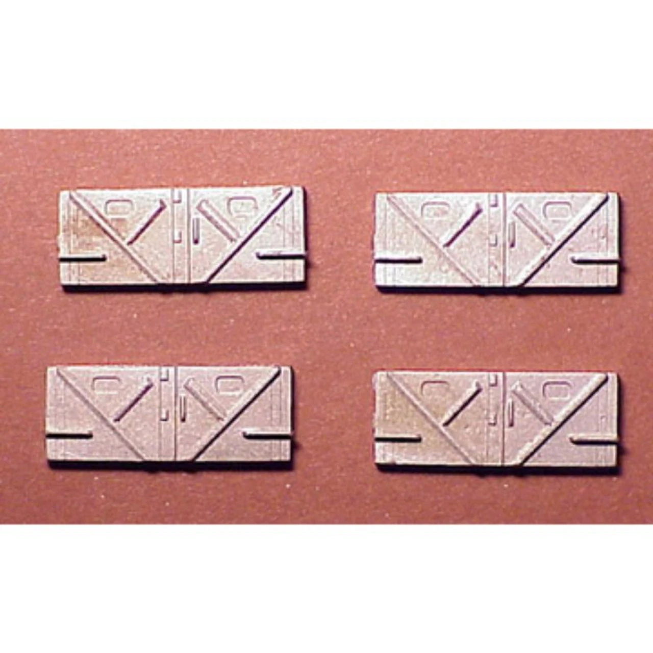 Showcase Miniatures 2211 - Pullman Battery Box Covers (Qty 4) - HO Scale Kit 3 Showcase Miniatures 2211 - Pullman Battery Box Covers (Qty 4) - HO Scale Kit