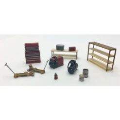Showcase Miniatures 2333 - Service Shop Details - HO Scale Kit