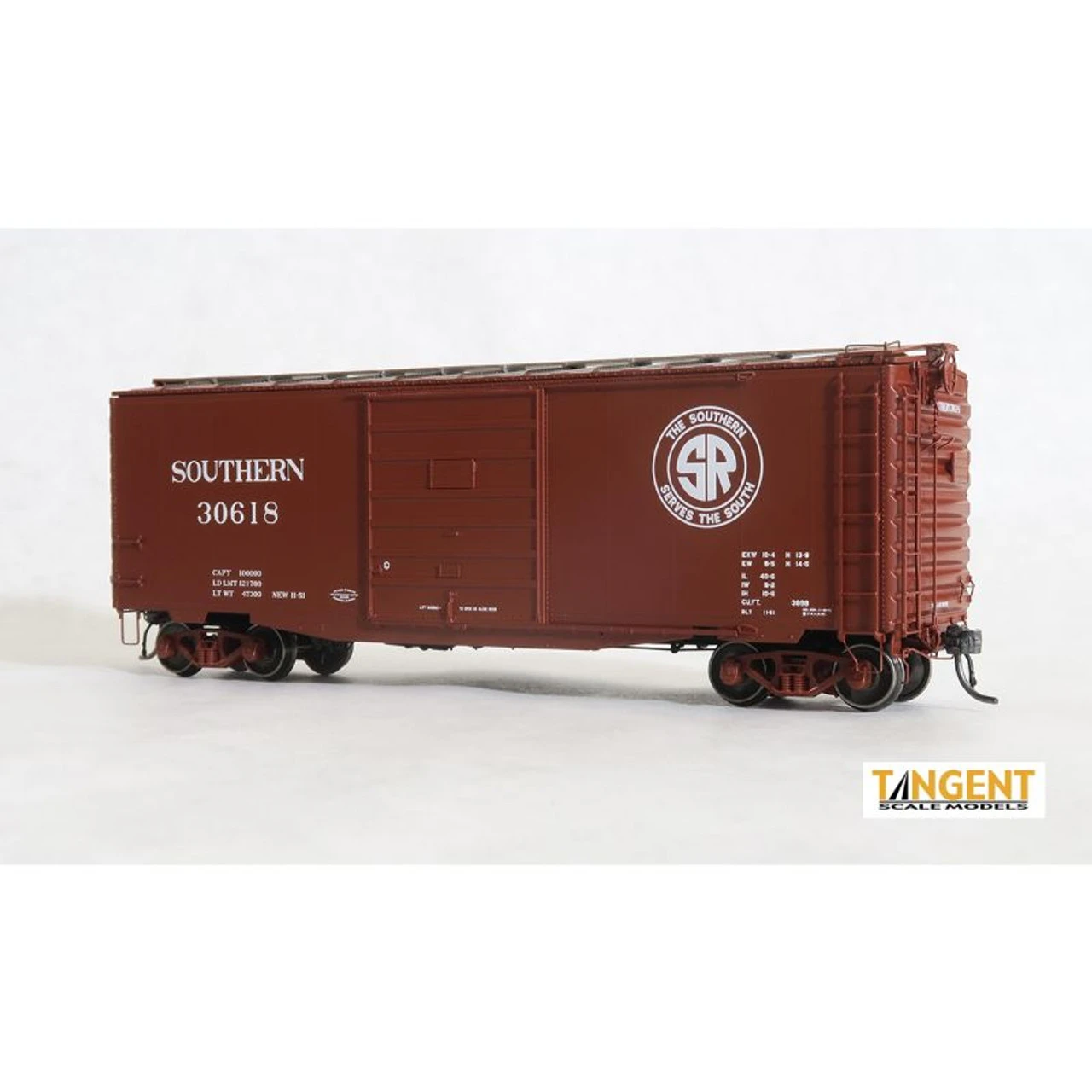 Tangent Scale Models 2601002 - PS-1 9' Door Boxcar Southern (SOU) 30550 - HO Scale 3 Tangent Scale Models 2601002 - PS-1 9' Door Boxcar Southern (SOU) 30550 - HO Scale