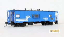 Tangent Scale Models 60126-02 - DSI/SLCC Bay Window Caboose Conrail (CR) 21690 - HO Scale